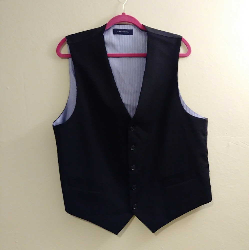 Men's Tommy Hilfiger Modern Fit Vest Black Large